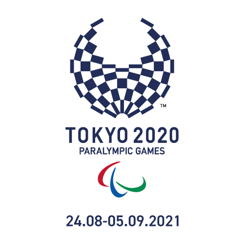 Grafika przedstawia logo paraolimpiady w Tokio 2020.
